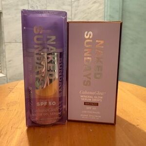 Naked Sundays SPF 50 Water Gel Serum and Mineral Glow Drops